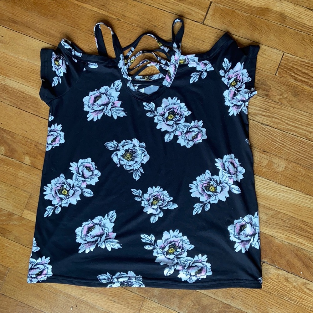 Black floral